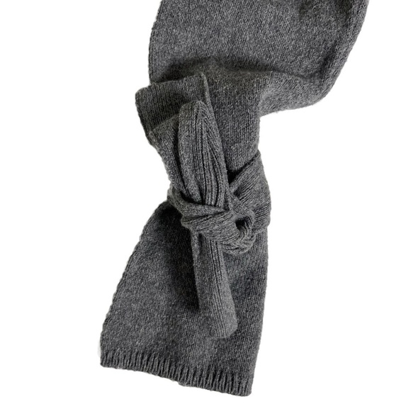 MADEWELL Tie-Cuff Gray Pullover Sweater - XSmall - Picture 6 of 10